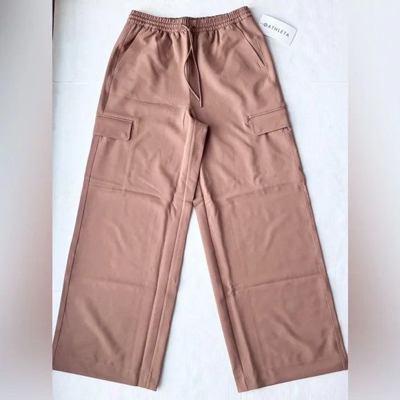 Athleta Promenade High Rise Cargo Pant in Walnut Size Small NWT - Picture 6 of 16